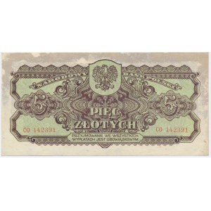 5 złotych 1944 ...owym - CO -