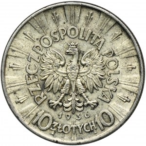 Pilsudski, 10 zloty 1936