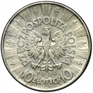 Pilsudski, 10 zloty 1936