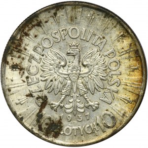 Piłsudski, 10 złotych 1937