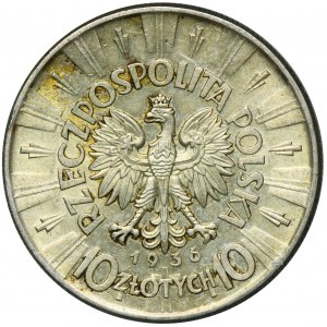 Pilsudski, 10 zloty 1936