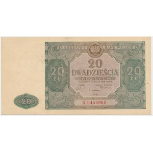 20 złotych 1946 - G -