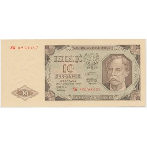 10 złotych 1948 - AW -