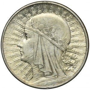 Kopf einer Frau, 10 Gold London 1932