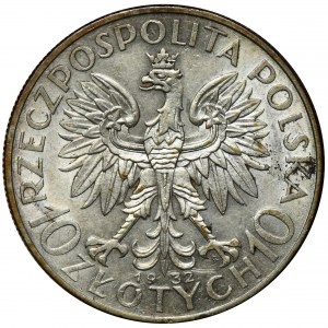 Kopf einer Frau, 10 Zloty Warschau 1932