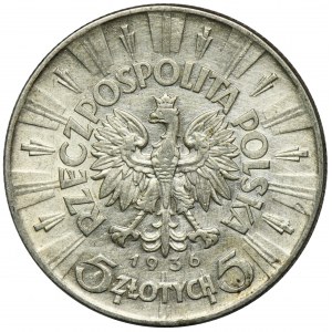 Pilsudski, 5 Zloty 1936