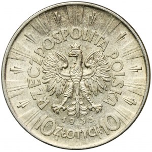 Piłsudski, 10 złotych 1935