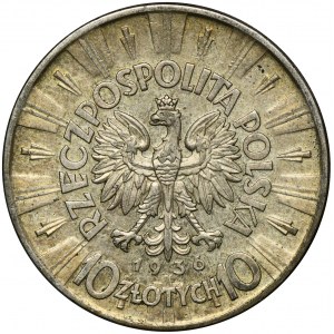 Pilsudski, 10 zloty 1936