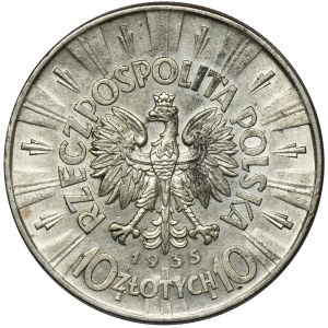 Piłsudski, 10 złotych 1935