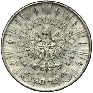 Piłsudski, 5 złotych 1935