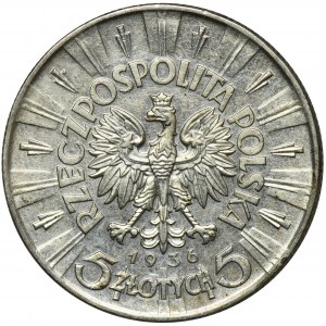 Piłsudski, 5 złotych 1936