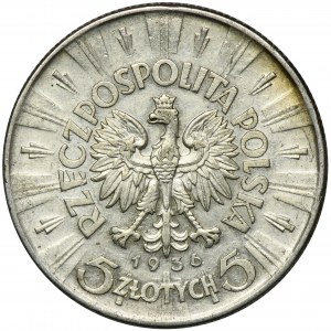 Piłsudski, 5 złotych 1936