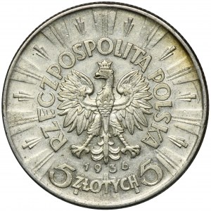 Piłsudski, 5 złotych 1936