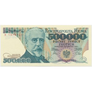 500.000 złotych 1990 - K -