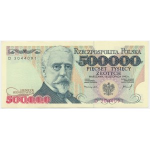 500,000 PLN 1993 - D -.