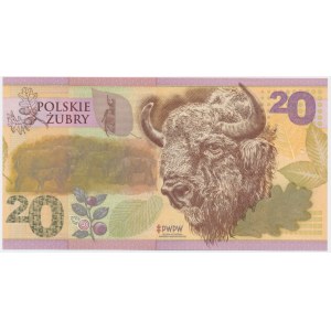 PWPW, 20 zloty (2019) - FO - Polish Bison -.