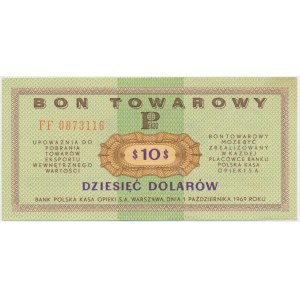 Pewex, 10 dolarów 1969 - FF -