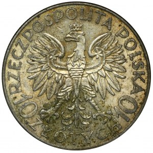 Głowa Kobiety, 10 złotych Warszawa 1932