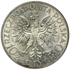 Głowa Kobiety, 10 złotych Warszawa 1933