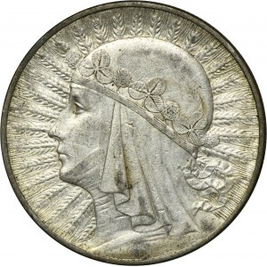 Głowa Kobiety, 10 złotych Warszawa 1933