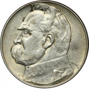 Piłsudski, 10 złotych 1938