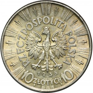 Pilsudski, 10 zloty 1938