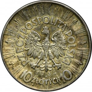 Pilsudski, 10 gold 1934 - RARE