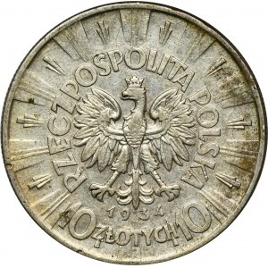 Piłsudski, 10 Zloty 1934 - RARE