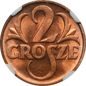 2 pennies 1937 - NGC MS65 RD