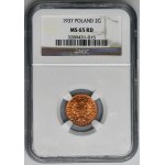 2 Pfennige 1937 - NGC MS65 RD