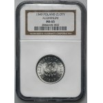 1 złoty 1949 Aluminium - NGC MS65