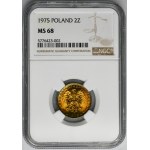2 gold 1975 - NGC MS68