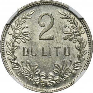 Litauen, Republik, 2 Litu London 1925 - NGC AU DETAILS