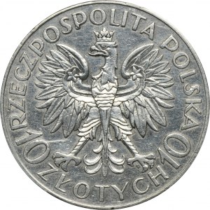 Sobieski, 10 gold 1933 - PCGS AU DETAILS