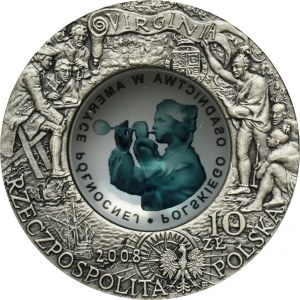 10 złotych 2008 400 Rocznica osadnictwa w Ameryce Północnej