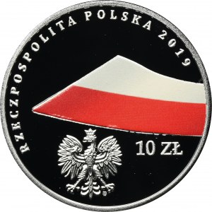 10 złotych 2019 100-lecie Polskiej Flagi Państwowej