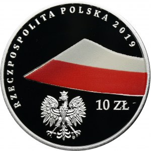 10 złotych 2019 100-lecie Polskiej Flagi Państwowej