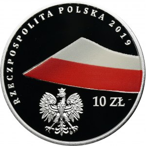 10 gold 2019 100th anniversary of the Polish National Flag
