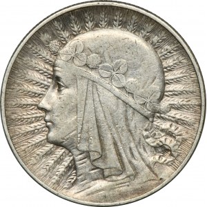 Głowa Kobiety, 5 złotych Warszawa 1933