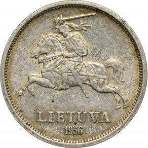 Lithuania, Republic, 5 Litai Kaunas 1936