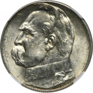 Piłsudski, 5 Zloty 1934 - NGC MS60