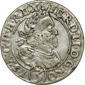 Silesia, Habsburg rule, Ferdinand II, 3 Kreuzer Breslau 1626 HR