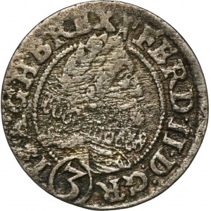 Silesia, Habsburg rule, Ferdinand II, 3 Kreuzer Breslau 1629 HR