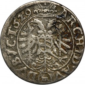 Schlesien, Habsburger Herrschaft, Ferdinand II, 3 Krajcary Wrocław 1629 HR