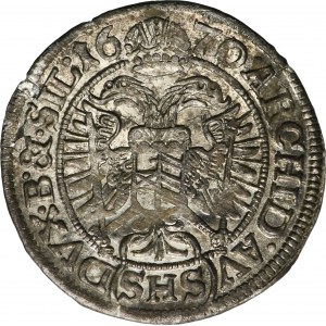 Silesia, Habsburg rule, Leopold I, 3 Kreuzer Breslau 1670 SHS - UNLISTED