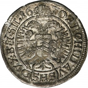 Śląsk, Panowanie habsburskie, Leopold I, 3 Krajcary Wrocław 1670 SHS - NIENOTOWANE