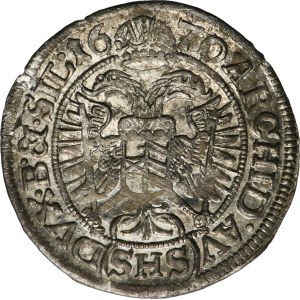 Schlesien, Habsburgische Herrschaft, Leopold I., 3 Krajcary Wrocław 1670 SHS - NIENOTIERT