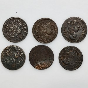 Set, John II Casimir, Schillings (6 pcs.)