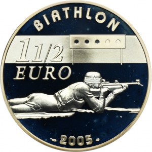 Francja, 1 1/2 Euro Paryż 2005 - Biatlon
