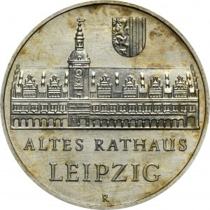 Deutschland, DDR, 5 Mark Berlin 1984 - Leipzig, Altes Rathaus